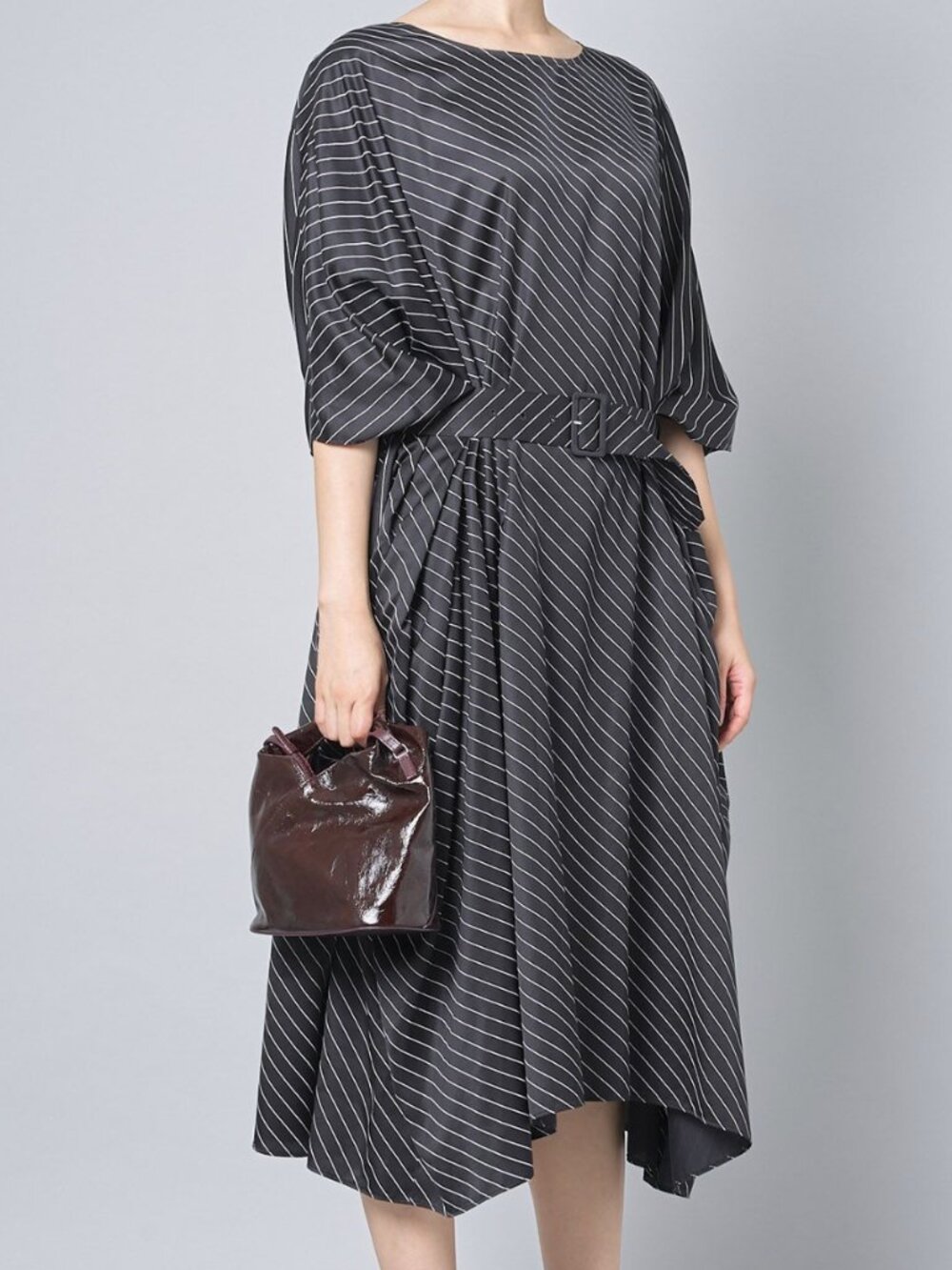 MM6 MAISON MARGIELA  striped midi dress